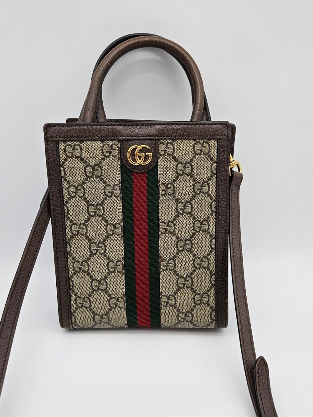 Authentic Gucci GG Supreme Ophidia #4408M